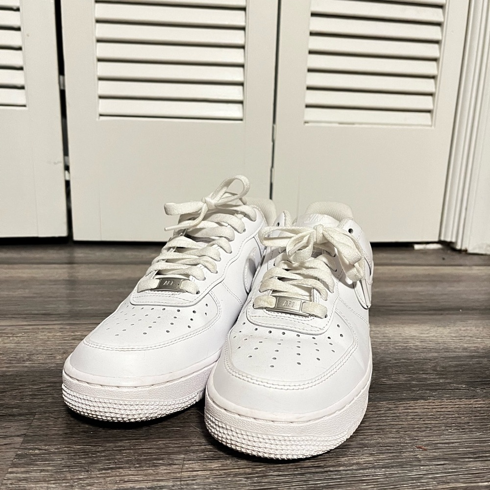 White Nike Air Forces